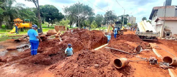 Saae executa obra antienchentes