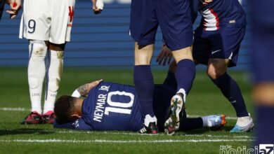 Lesionado, Neymar ficará fora do duelo da Liga dos Campeões na quarta