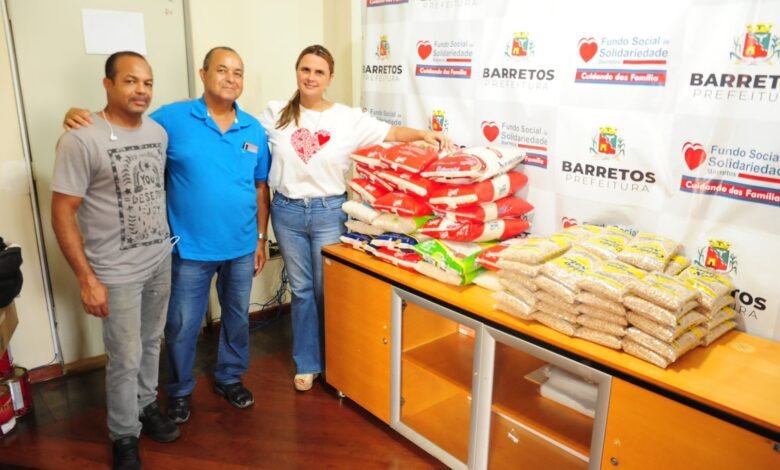 Fundo Social de Solidariedade entrega alimentos para Casa Assistencial e Centro Espírita Raio de Luz