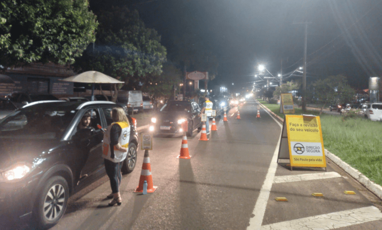 Blitz da Operação Direção Segura Integrada registra