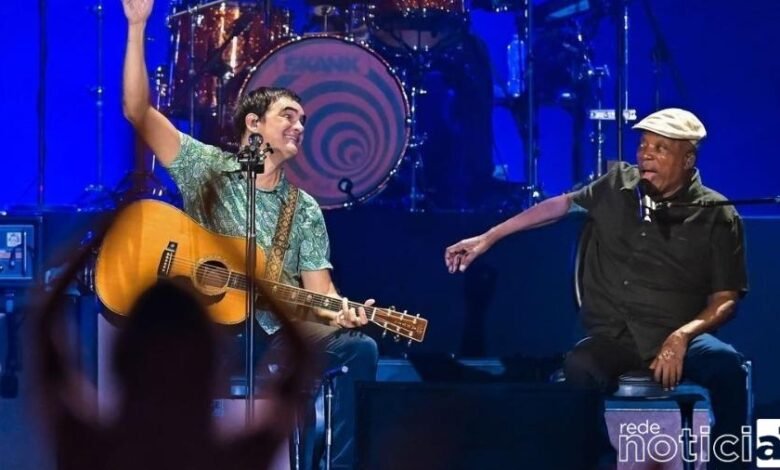 Skank faz último show da carreira e homenageia Milton Nascimento