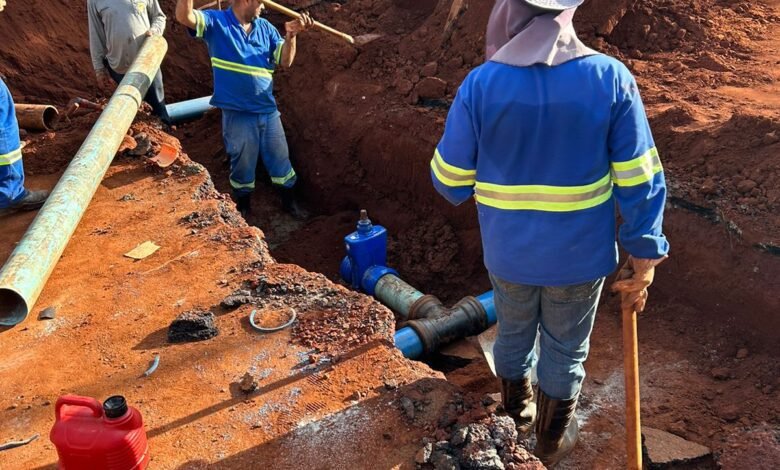Obra de interligação de água em Guaíra é finalizada
