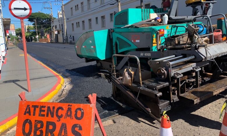 Prefeitura inicia recapeamento, última etapa do pacote que contempla mais de 43 mil metros quadrados de asfalto novo