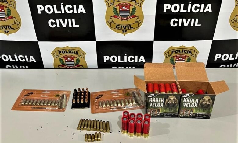 Polícia encontra arma na casa de suspeito em caso de violência doméstica em Colina