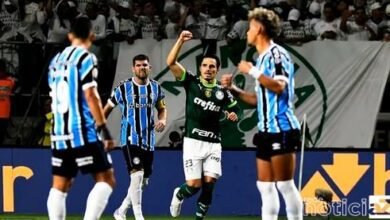 Palmeiras massacra o Grêmio e vira líder do Brasileirão