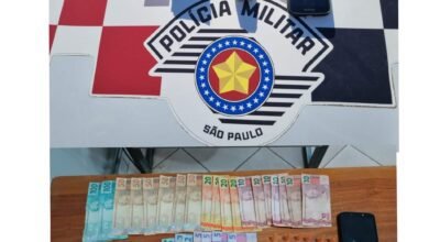 Suspeito de tráfico tenta fugir, mas é detido pela PM