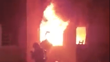 VÍDEO - Incêndio destrói apartamento em Sertãozinho