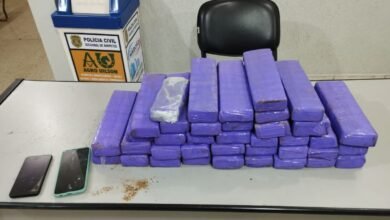 Prisão e apreensão de grande quantidade de maconha em Olímpia