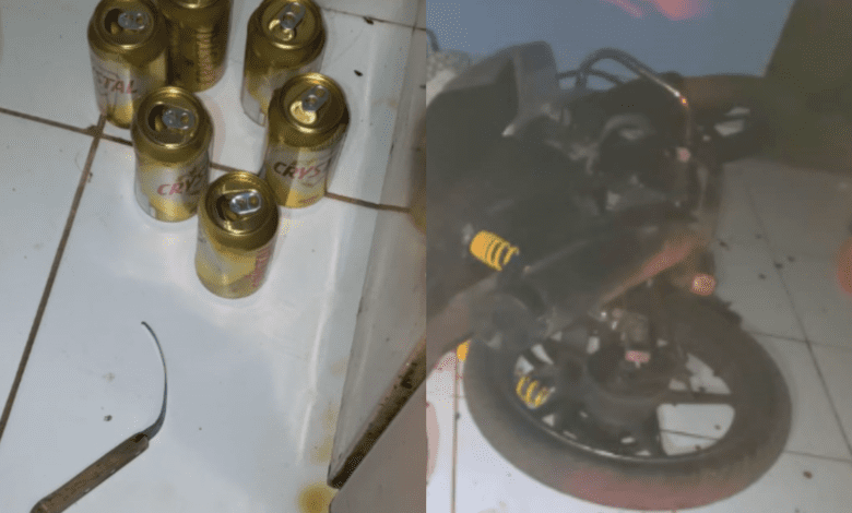 Homem é preso por agredir companheira com golpes de capacete