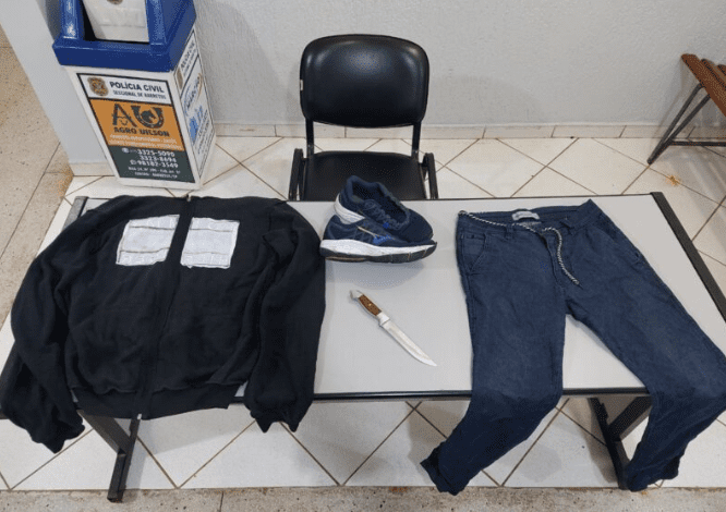 Polícia prende envolvido em assalto a estabelecimento