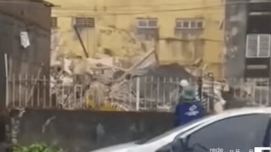 Vídeo mostra momento em que prédio desaba no Grande Recife