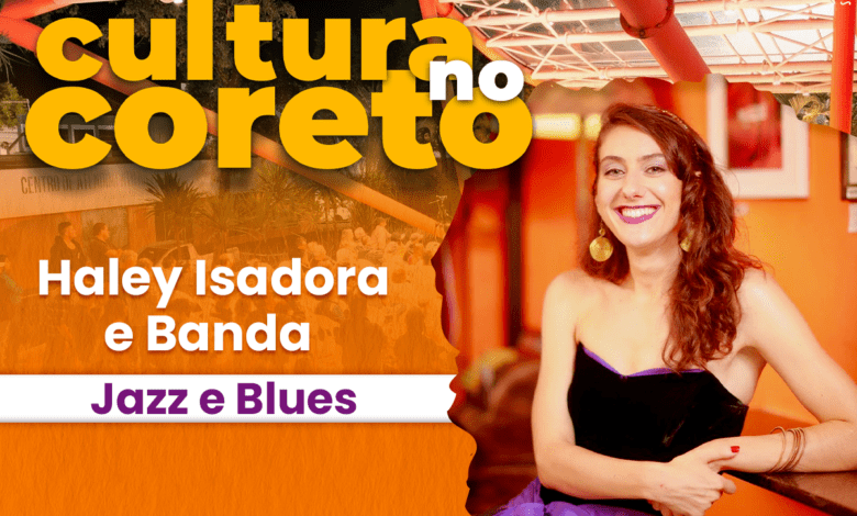 "Cultura no Coreto" traz show ao ritmo do blues e jazz