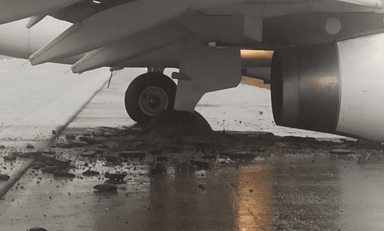 Aeroporto fica fechado