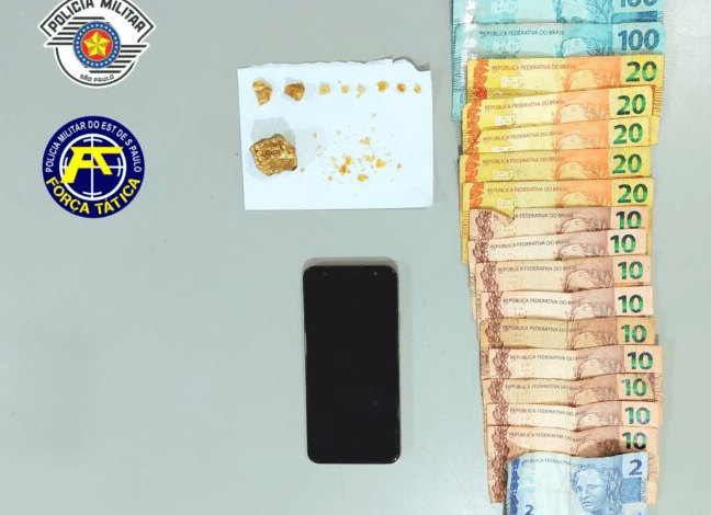 Polícia Militar detém suspeito em flagrante por tráfico de drogas