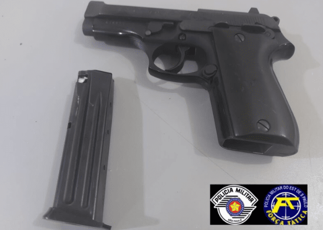 Homem é detido por porte ilegal de arma de fogo