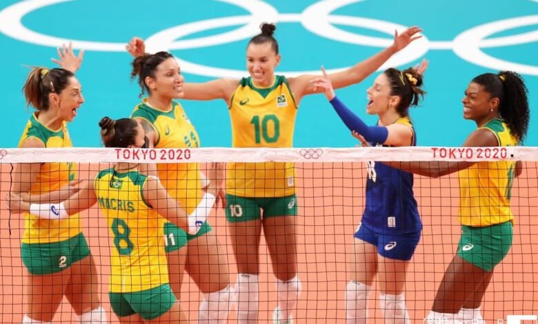 Vôlei com mais estreias e vitórias brasileiras nas Olimpíadas