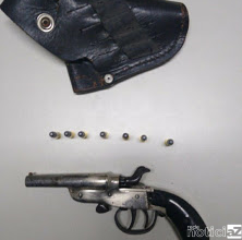 violência doméstica - arma apreendida