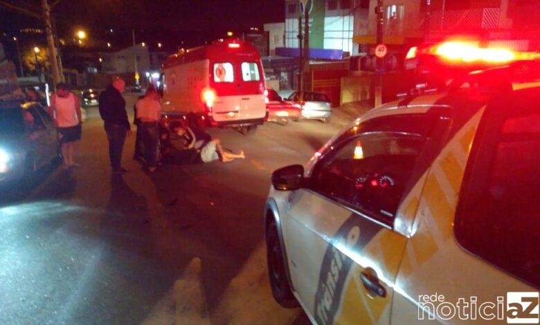 Acidente de trânsito e agressão entre marido e mulher