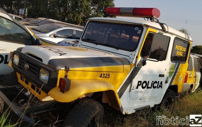 Frota da Polícia Militar do Paraná vai a leilão
