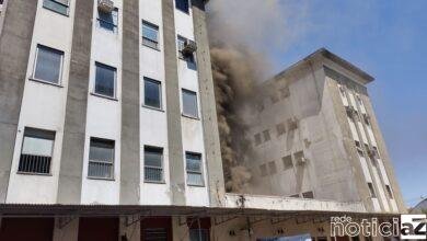 Hospital sofre incêndio