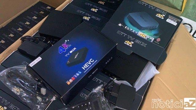 Operação apreende R$ 50 milhões em tv box