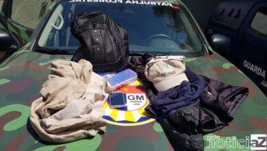 Divisão Florestal prende ladrão com mochila cheia de itens furtados