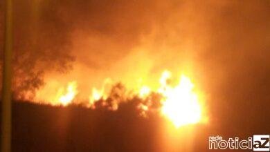 Incêndio perto de condomínio assusta moradores