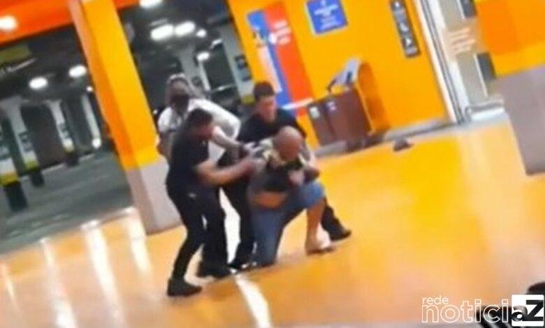 Homem é agredido e morto em supermercado