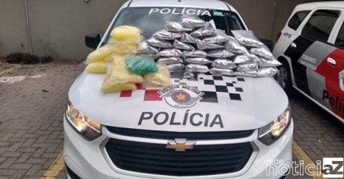 Cerca de 4 mil porções de drogas são apreendidas pela PM