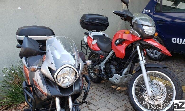 Motos são recuperadas pela Guarda Municipal