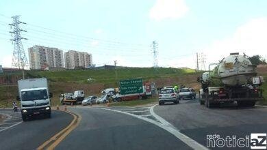 Marginal da Bispo Dom Gabriel registra acidente