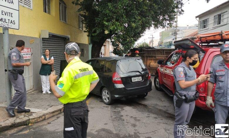 Acidente no centro de Jundiaí deixa uma pessoa ferida