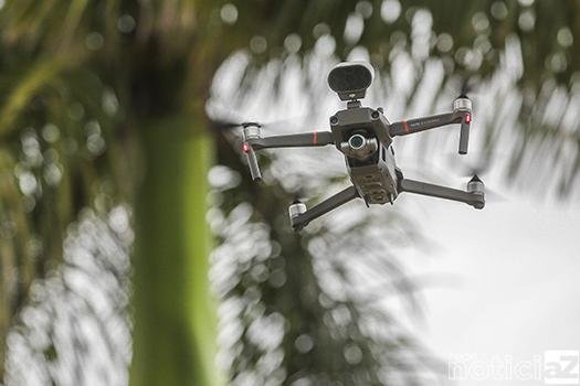 Drones ajudam a identificar aglomerações
