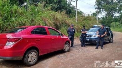 Guardas encontram carro roubado em Jarinu