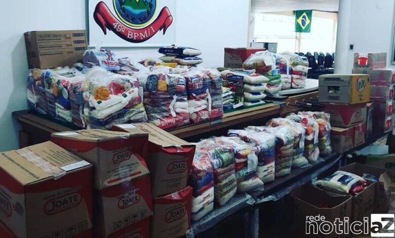 Famílias carentes de Jundiaí recebem doações da PM