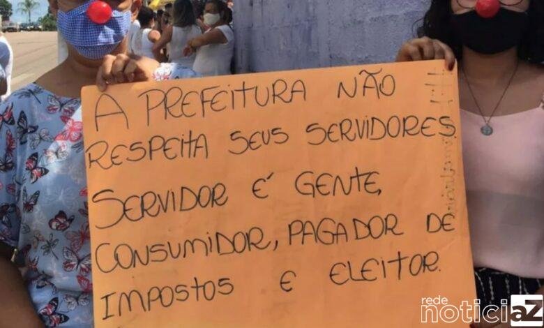 Servidores não recebem o 13º salário