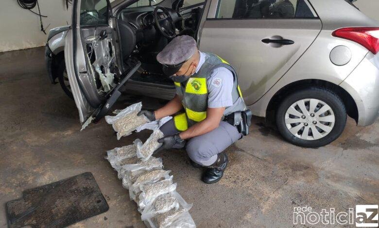 Motorista que transportava carregamento de skank é preso