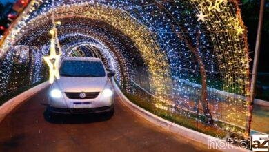 Drive Túnel Iluminado é atração na região