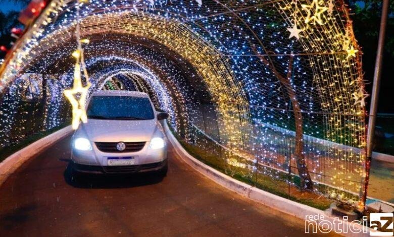 Drive Túnel Iluminado é atração na região