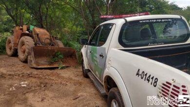 Polícia Ambiental fiscaliza mineração