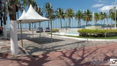 VÍDEO - Santos fecha as praias na Virada do Ano