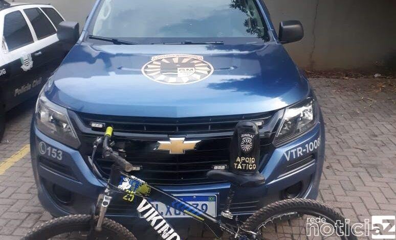 Apoio tático prende ladrão que roubou bicicleta de uma criança de 11 anos