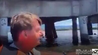 Bolsonaro sai do Guarujá e vai até Praia Grande de jet sky