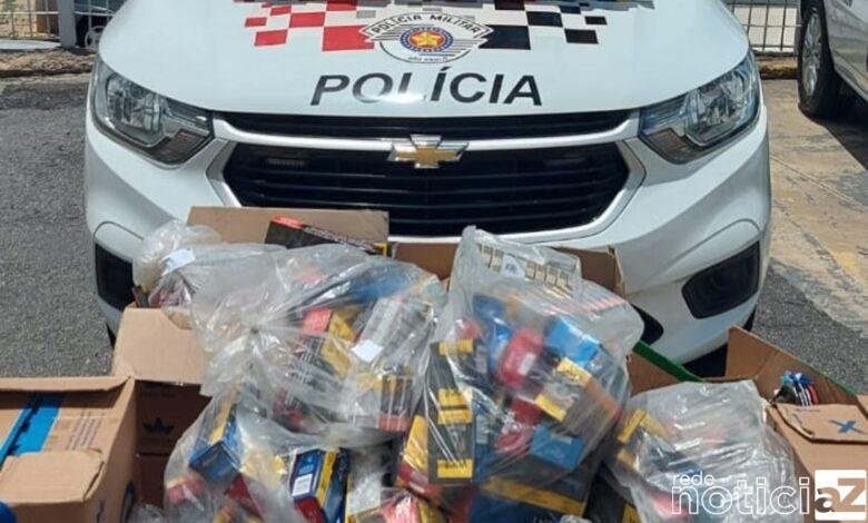 Carga roubada é recuperada pela PM