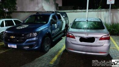 Carro é recuperado pouco tempo depois do roubo