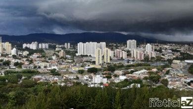 Chuva chega com força em Jundiaí