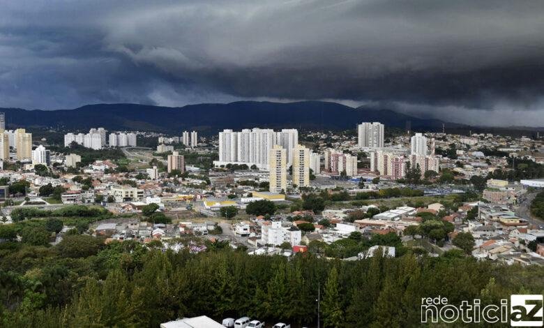 Chuva chega com força em Jundiaí