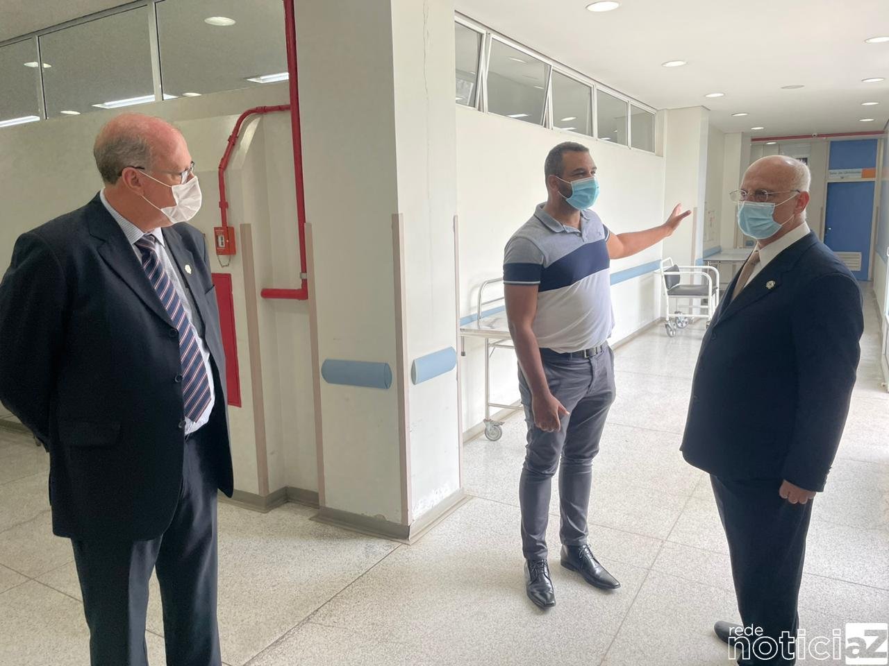 Dr Luiz visita o Hospital de Clínicas de Campo Limpo Paulista