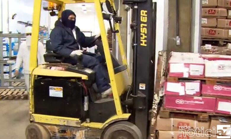 Super quadrilha invade frigorífico e rouba 80 toneladas em carnes
