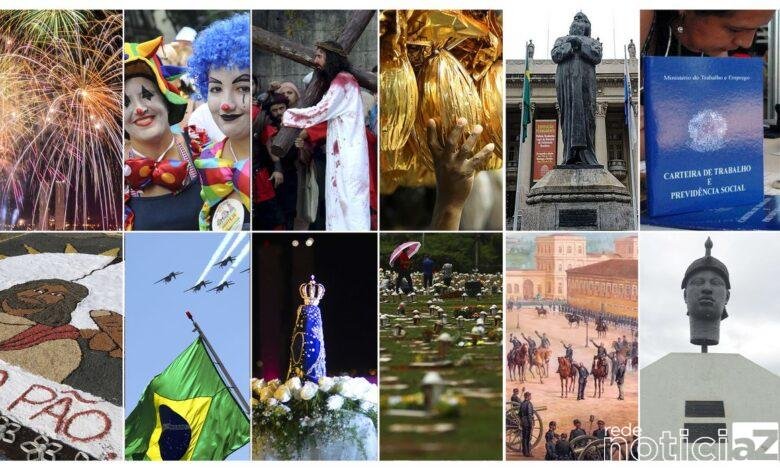 São três feriados nacionais prolongados em 2021